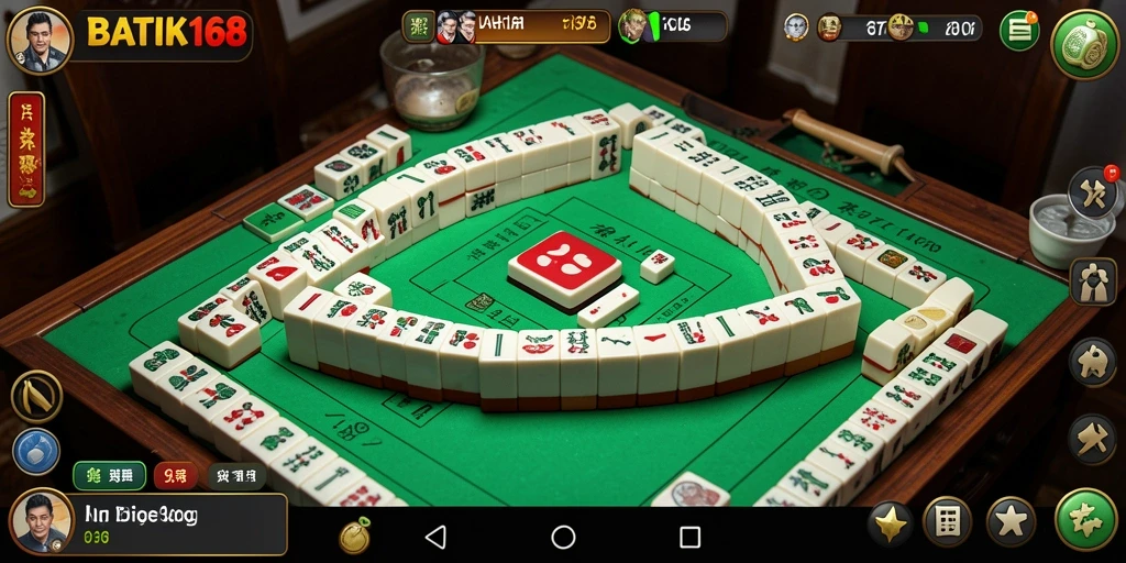 Tampilan menarik saat bermain Mahjong di BATIK168.