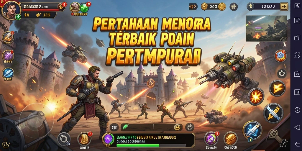 Tampilkan gameplay seru di DAN777 dengan menara pertahanan yang strategis.