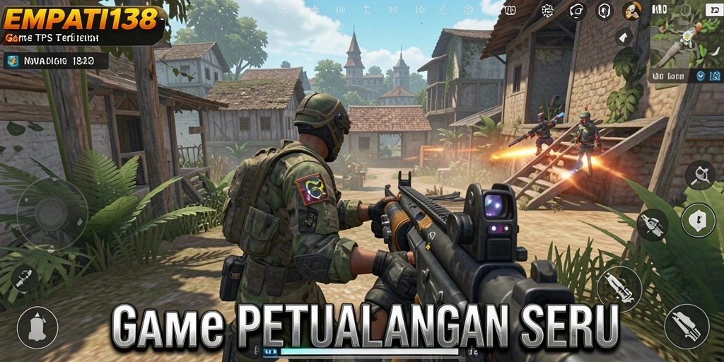 Tampilan gameplay seru dari EMPATI138 dengan aksi mendebarkan.