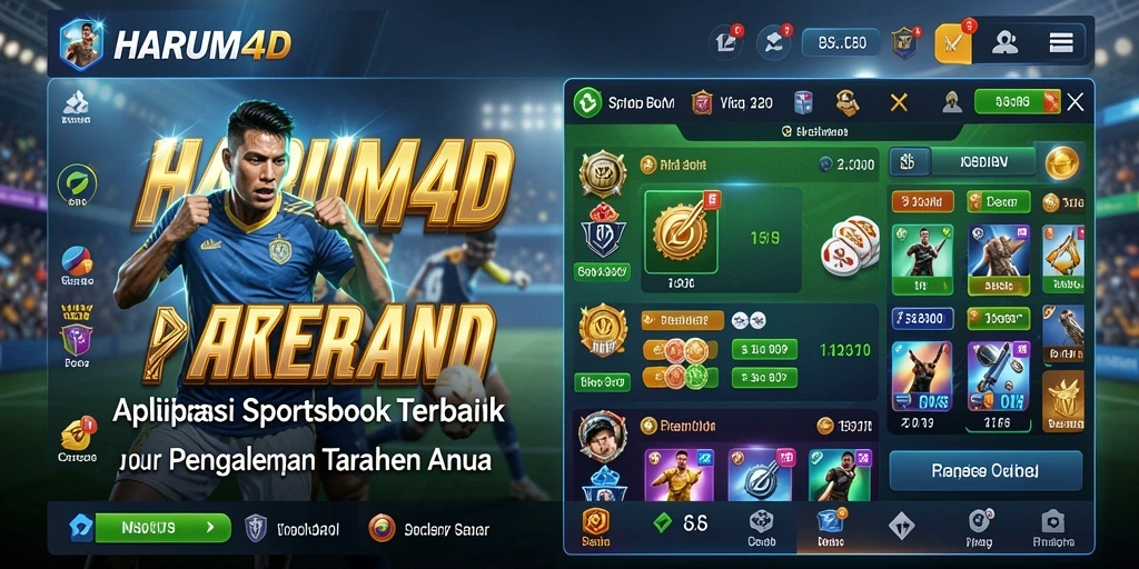Tampilan menarik dari gameplay Sportsbook HARUM4D dengan berbagai pilihan taruhan.