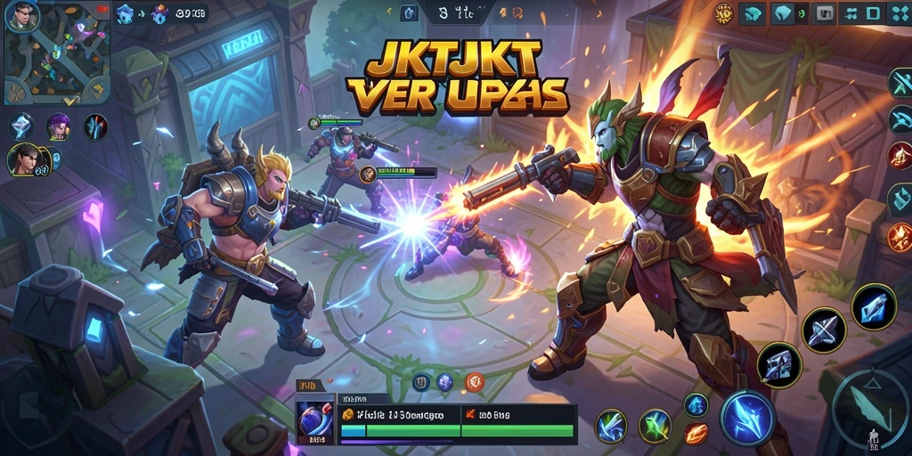Tampilan seru dari gameplay JKTJKT yang memukau.