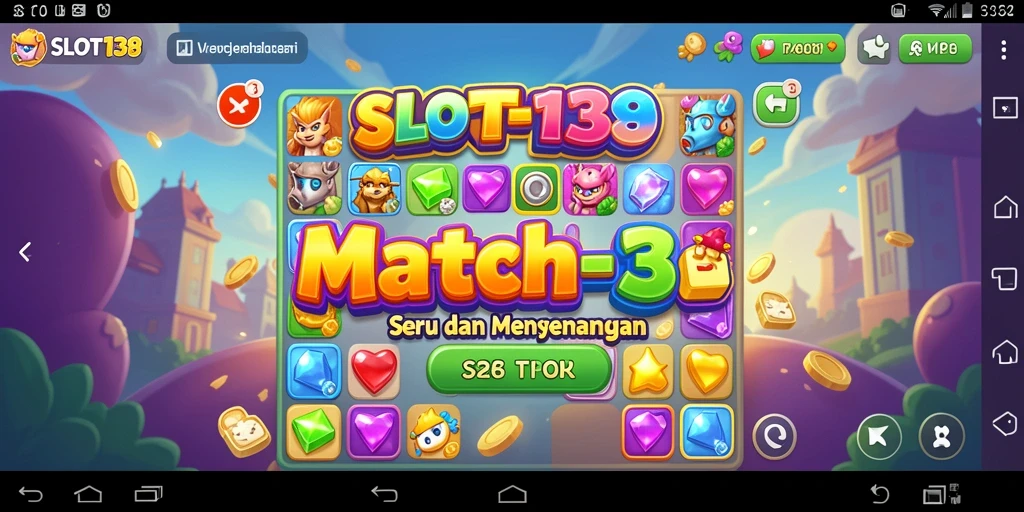 Tangkapan layar menampilkan gameplay seru dari SLOT138 yang penuh warna.