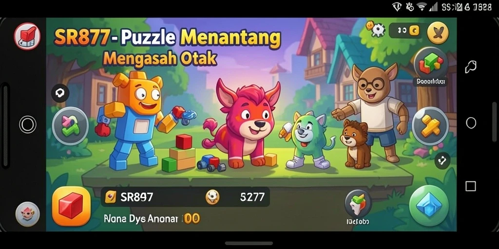 Tampilan gameplay SR877 yang menarik dan penuh tantangan Puzzle.