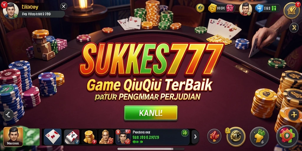 Tampilan menarik dari gameplay QiuQiu di SUKSES777.